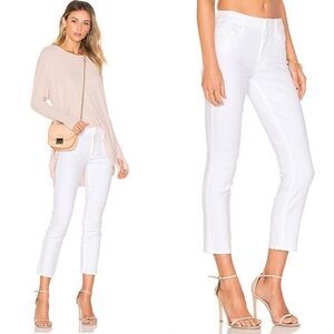 MOTHER The Looker Crop Jeans in Glass Slipper